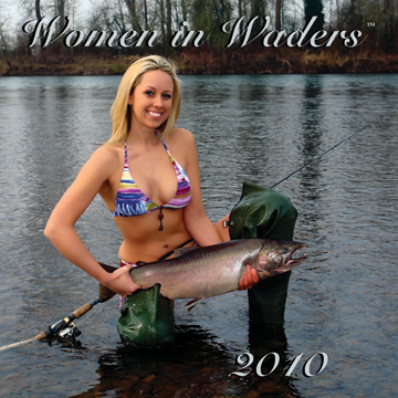 women in waders 2010 calendar cover