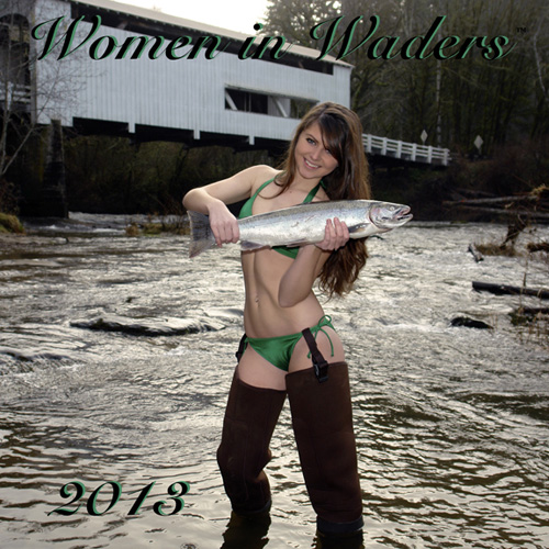 women in waders 2013 calendar cover