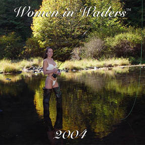 women in waders 2004 calendar cover