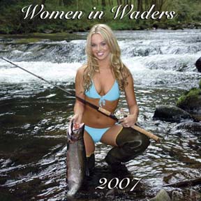 women in waders 2007 calendar cover